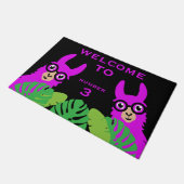 lama Funny Novelty Deurmat (Schuin)