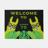 lama Funny Novelty Deurmat (Voorkant)