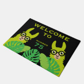 lama Funny Novelty Deurmat (Schuin)