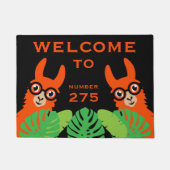 lama Funny Novelty Deurmat (Voorkant)
