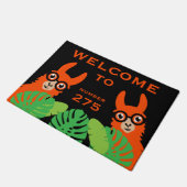 lama Funny Novelty Deurmat (Schuin)