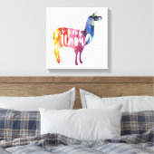 Lama. Geen probleem. Geen Prob-lama. Grappige uits Canvas Afdruk (Insitu (Slaapkamer))