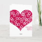 Lama I van Valentijn houdt van u is rozerode mijn, Feestdagen Kaart (Achterkant)