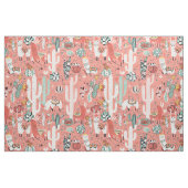 Lama in cactus oerwouden stof (Fat Quarter)