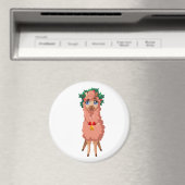 lama in Kerstmis Magneet (Insitu (Vaatwasser))