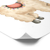 Lama-kinderkamerposter voor kinderkamerdecoratie poster (Hoek)