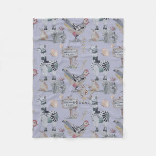 Lama Kip Boganhues Farm Baby Fleece Deken