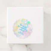 Lama leuke, kleurrijke kinderen verjaardag bedankt bedankjes labels (In situ)