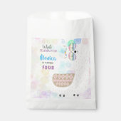 Lama leuke, kleurrijke kinderen verjaardag bedankzakje (Voorkant)