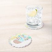 Lama leuke, kleurrijke kinderen verjaardag kartonnen onderzetters (Insitu)