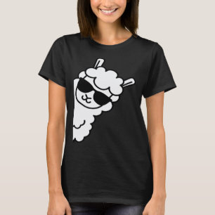 Lama Llama Lamaïst Alpaca Boerderij Kameel Slijm T-shirt