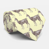 Lama Lover's Necktie -  achtergrond Stropdas (Opgerold)