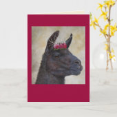 lama met radijs kaart (Gele Bloem)