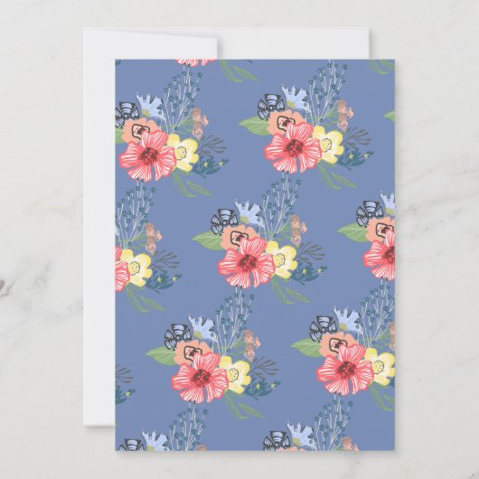 Lama Momma babyshower uitnodigingen (Achterkant)