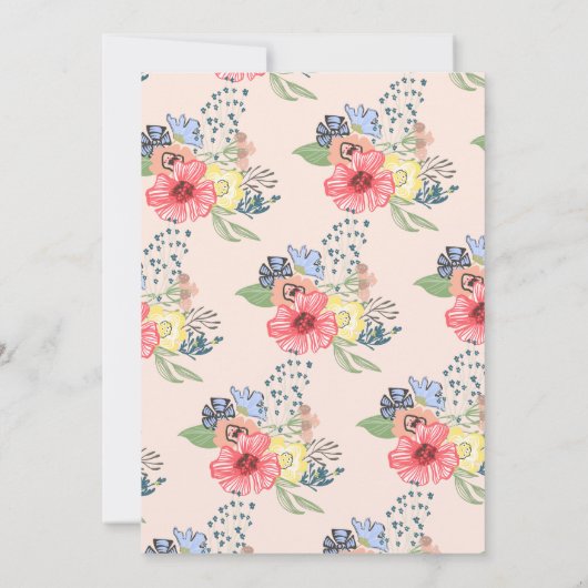 Lama Momma babyshower uitnodigingen (Achterkant)