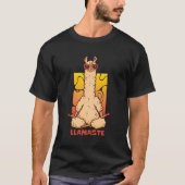 Lama motief voor alpaca boeren als een leuke lama  t-shirt (Voorkant)