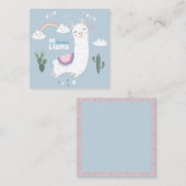 Lama Notitiekaartje (Voorkant / Achterkant)