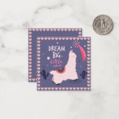 Lama Notitiekaartje (Voorkant / Achterkant in situ)