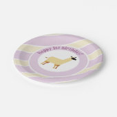 lama papieren bordje (Gekanteld)