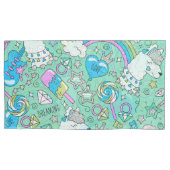 lama patroon 2 kussensloop (Voorkant)