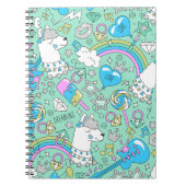 lama patroon 2 notitieboek (Voorkant)