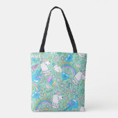 lama patroon 2 tote bag (Achterkant)