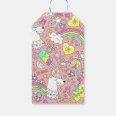 lama patroon 3 cadeaulabel (Achterkant)