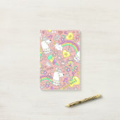 lama patroon 3 post-it® notes (Op bureau)