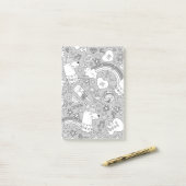 lama patroon 4 post-it® notes (Op bureau)