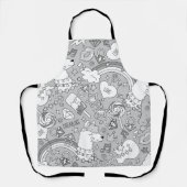 lama patroon 4 schort (Voorkant)