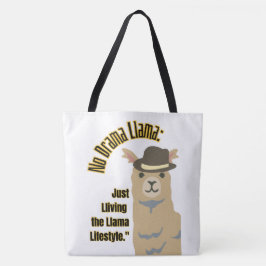 LAMA-QUOTESTIJL TOTE BAG