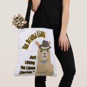 LAMA-QUOTESTIJL TOTE BAG (Dichtbij)