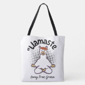 LAMA-QUOTESTIJL TOTE BAG (Achterkant)