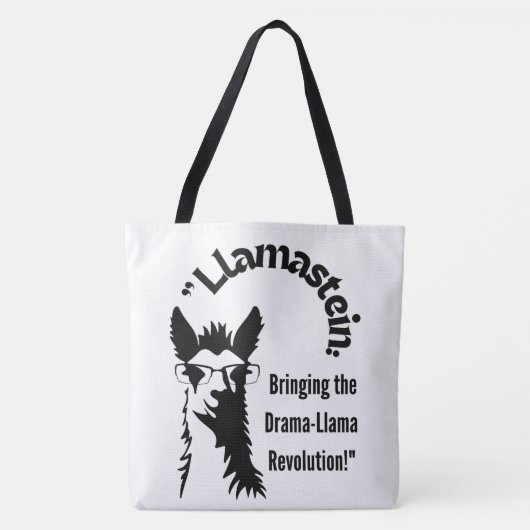 LAMA-QUOTESTIJL TOTE BAG (Voorkant)
