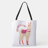 LAMA-QUOTESTIJL TOTE BAG (Achterkant)