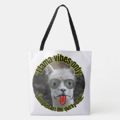 LAMA-QUOTESTIJL TOTE BAG (Voorkant)