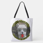 LAMA-QUOTESTIJL TOTE BAG (Achterkant)