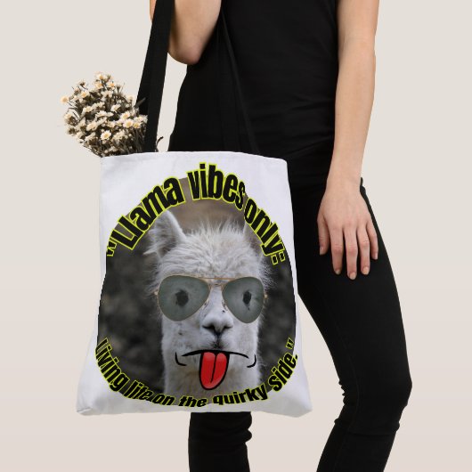 LAMA-QUOTESTIJL TOTE BAG (Dichtbij)