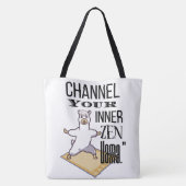 LAMA-QUOTESTIJL TOTE BAG (Achterkant)
