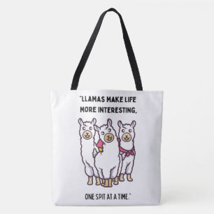 LAMA-QUOTESTIJL TOTE BAG