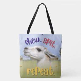 LAMA-QUOTESTIJL TOTE BAG