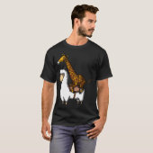 Lama rijdende giraffe t-shirt (Voorkant volledig)