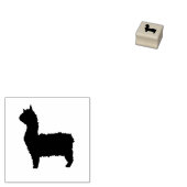 Lama rubber stempel, alpaca rubber stempel (Gestempeld)