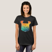 lama Silhouet Waterverf T-shirt (Voorkant volledig)