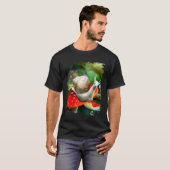 Lama Slak Op Paddenstoel T-shirt (Voorkant volledig)