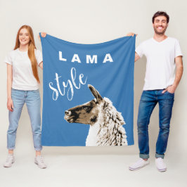 Lama Style Fleece Deken