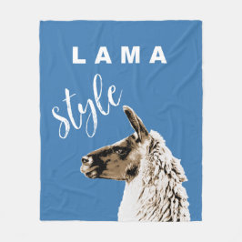 Lama Style Fleece Deken