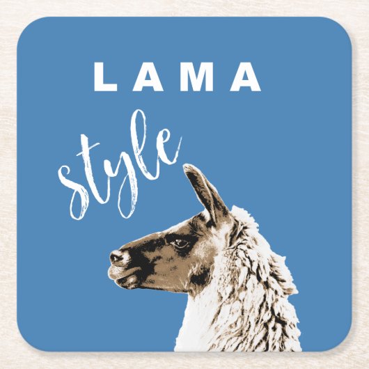 Lama Style Kartonnen Onderzetters (Voorkant)
