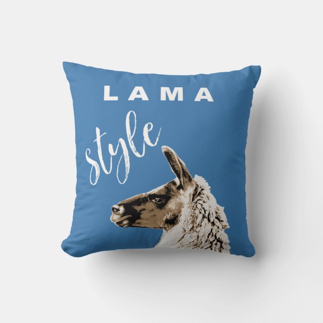 Lama Style Kussen (Voorkant)