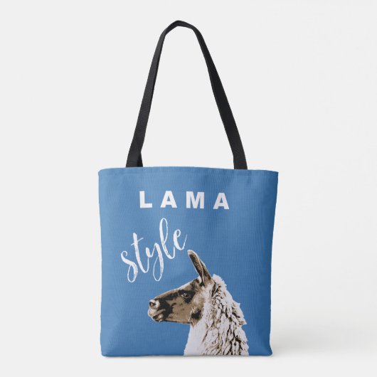 Lama Style Tote Bag (Achterkant)